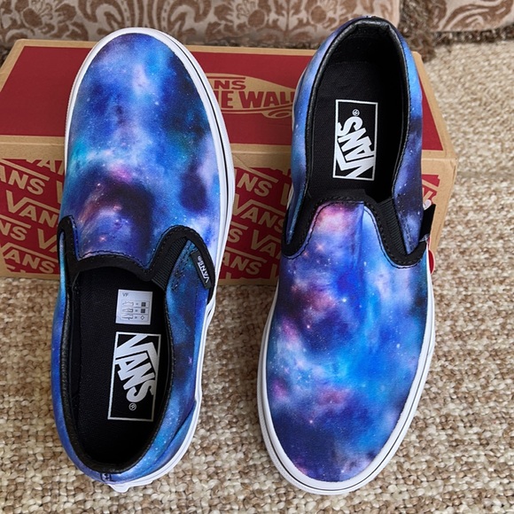 Vans Classic Slip-On Galaxy Black/True White WMNS - Picture 2 of 16